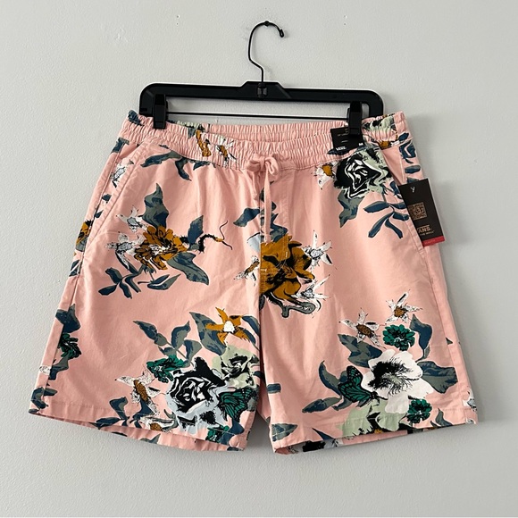 Vans Range Relax Elastic Floral Shorts, Size S, M - Picture 9 of 13
